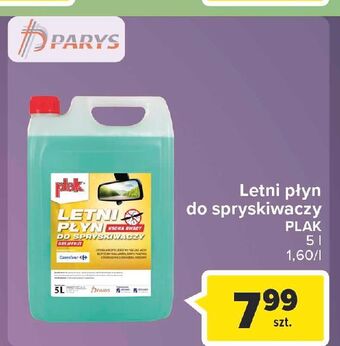 Carrefour Letni płyn do spryskiwaczy Plak oferta