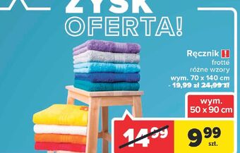 Carrefour Ręcznik frotte 50 x 90 cm oferta