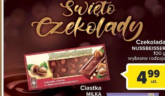 Carrefour Czekolada mleczna z całymi orzechami Alpen Gold Nussbeisser oferta