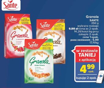 Carrefour Granola orzechowa Sante oferta