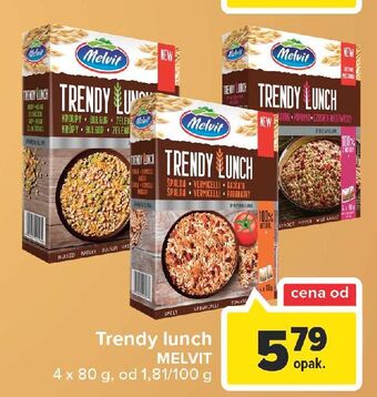 Carrefour Mieszanka orkisz + buraki papryka czosnek niedźwiedzi Melvit Trendy Lunch oferta