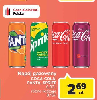 Carrefour Napój pomarańczowy Fanta oferta