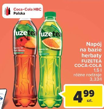 Carrefour Herbata mrożona green citrus Fuzetea oferta