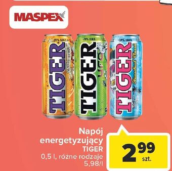 Carrefour Napój newschool classic Tiger Energy Drink oferta