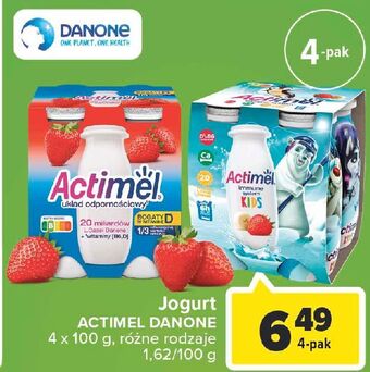 Carrefour Jogurt kids truskawka-banan Danone Actimel oferta