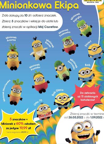 Carrefour Minionek bob disco oferta