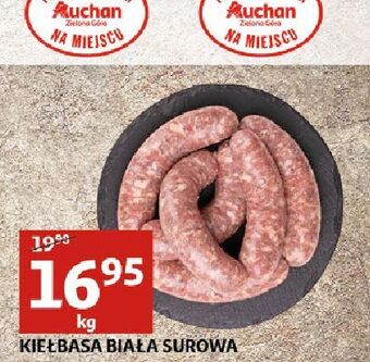 Auchan Kiełbasa biała surowa Auchan oferta