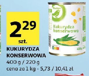 Auchan Kukurydza konserwowa Auchan oferta