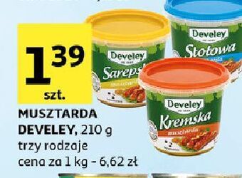 Auchan Musztarda kremska Develey oferta