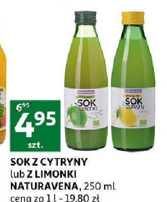 Auchan Sok z cytryny Naturavena oferta