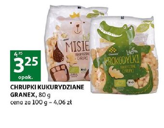 Auchan Chrupki kukurydziane krokodylki Granex oferta