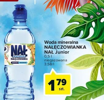 Carrefour Woda niegazowana Nałęczowianka Junior oferta