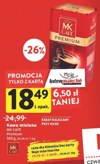 Intermarche Kawa Mk Cafe Premium oferta