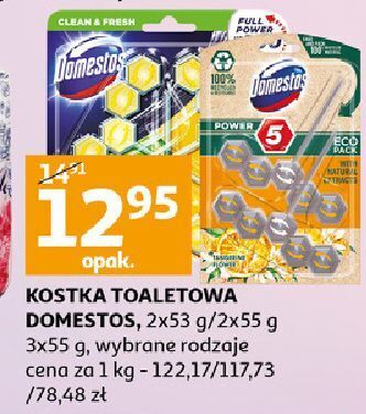 Auchan Kostka do wc lime Domestos Power5 oferta