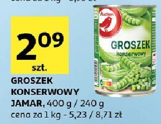 Auchan Groszek konserwowy Jamar oferta