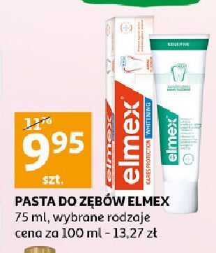 Auchan Pasta do zębów whitening Elmex Sensitive oferta