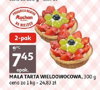 Auchan Mała tarta wieloowocowa Auchan oferta
