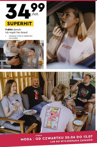 Biedronka T-shirt pan brand s-xxl oferta