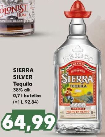 Kaufland Tequila Sierra Silver oferta