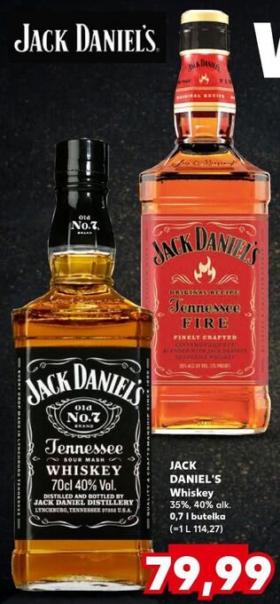 Kaufland Whiskey Jack Daniel's Tennessee oferta