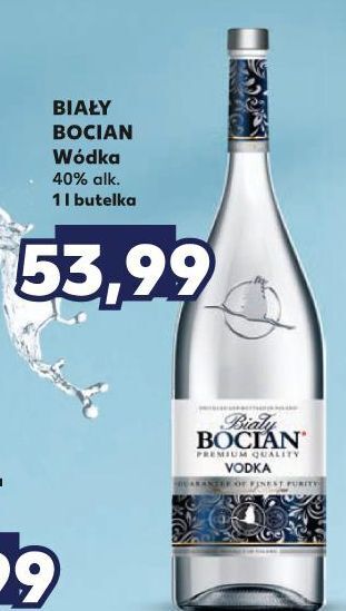 Kaufland Wódka Biały Bocian Vodka oferta