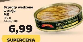 Netto Szproty wędzone w oleju M&K oferta
