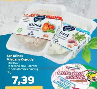 Netto Twaróg klinek z czosnkiem i koprem Mleczne Ogrody oferta