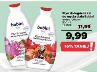 Netto Płyn do kąpieli i żel mycia ciała maliny Bobini Fun oferta