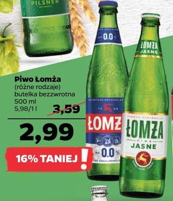Netto Piwo Łomża Jasne (Dawniej Export) oferta