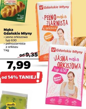 Netto Mąka jasna orkiszowa Gdańskie Młyny I Spichlerze oferta