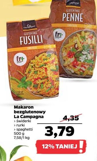 Netto Makaron spaghetti La Campagna oferta