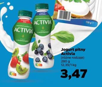 Netto Jogurt jagoda-borówka amerykańska Danone Activia oferta
