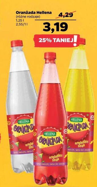 Netto Oranżada żółta Hellena oferta