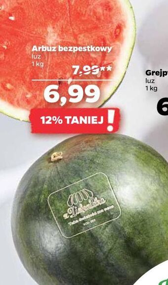 Netto Arbuz bezpestkowy oferta