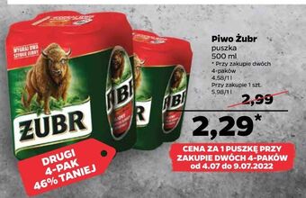 Netto Piwo Żubr 1768 oferta