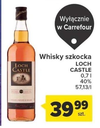 Carrefour Market Whisky Loch Castle oferta