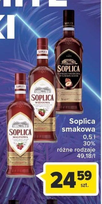 Carrefour Market Wódka Soplica Wiśniowa oferta