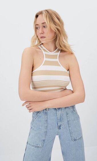 Stradivarius Bezszwowa koszulka bez rękawów oferta