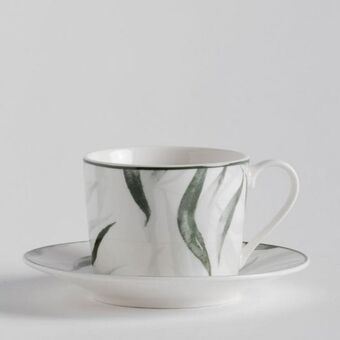 Home&You Filiżanka ze spodkiem eucaliptuso oferta