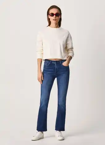 Pepe Jeans Regent kick flare fit high waist jeans oferta