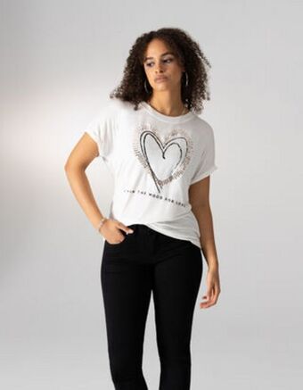 Takko Fashion Dział damski t-shirt - mieszanka wiskozowa oferta