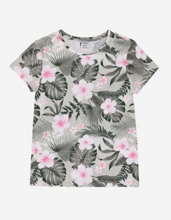 Takko Fashion Dziewczynki t-shirt - wzór w kwiaty oferta