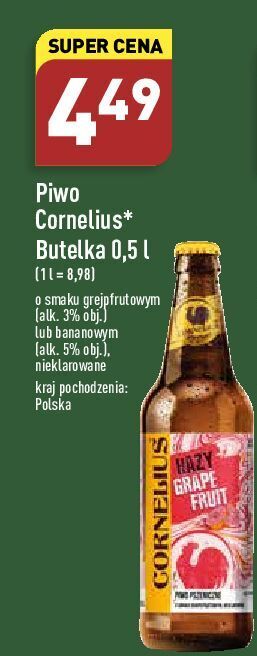 ALDI Piwo Cornelius Hazy Grapefruit oferta