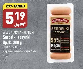 ALDI Serdelki z szynki Wędliniarnia Premium oferta