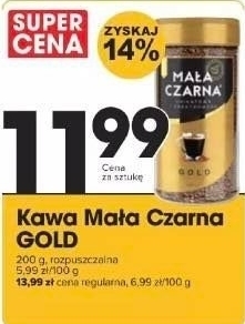Supeco Kawa rozpuszczalna Mała Czarna oferta