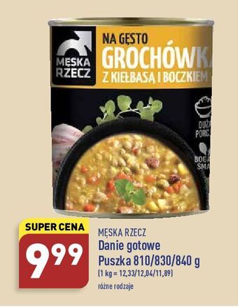 ALDI Grochówka z kiełbasą i boczkiem Stoczek Męska Rzecz oferta
