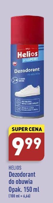 ALDI Dezodorant do obuwia Helios Prosport oferta