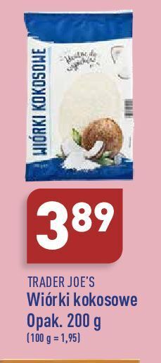 ALDI Wiórki kokosowe Trader Joe's oferta