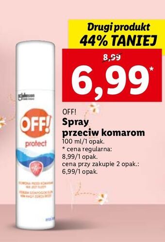 Lidl Spray przeciw owadom Off! Protect oferta