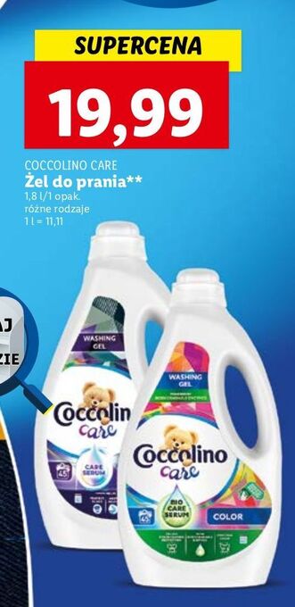Lidl Żel do prania black & dark Coccolino Care oferta